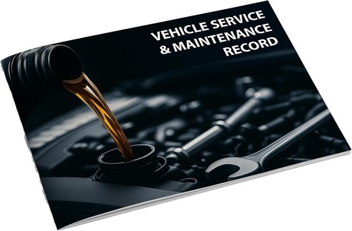 Blank car service book - car, dealer