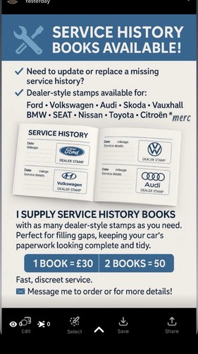 Replacement service history - replacement,
