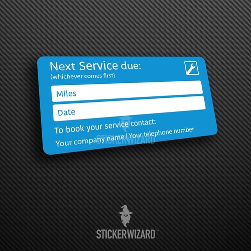 Personalised service reminder - service,