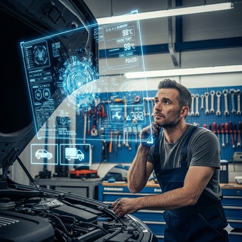 Automotive car repair workshop - automotive,