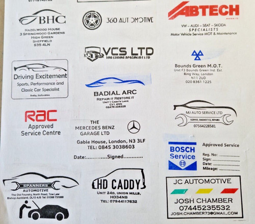 Generic garage service - , stamp